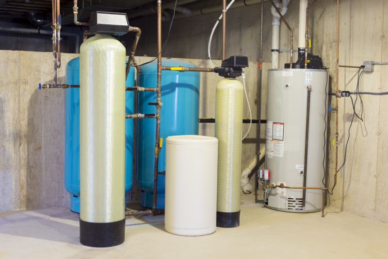Water Softener System in Place